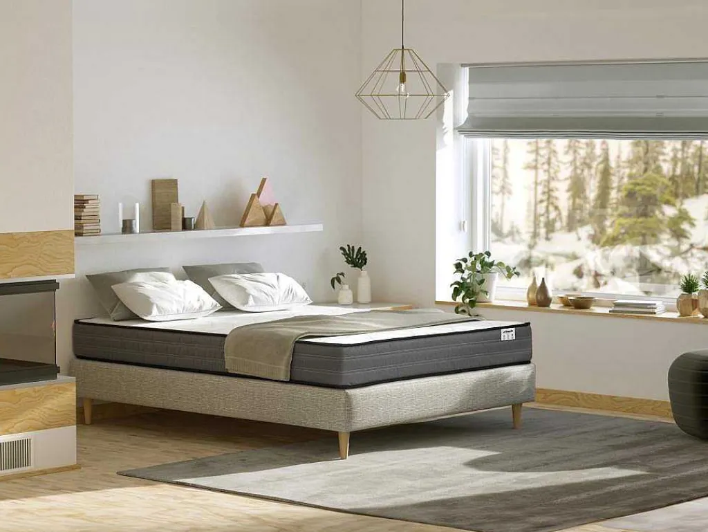 Matras 140 X 200 Cm Pocketveren 20 Cm Dik - Ambracie Van Ysmee-Ysmée Outlet