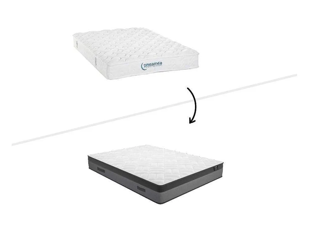 Matras Met Pocketveren En Vormgeheugen 140X190Cm Dikte 24Cm - Illusion Van-DREAMEA Sale