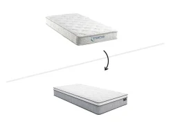 Matras 90X 190Cm Met Pocketveren 22Cm Dik - Senerite Van Ysmee-Ysmée