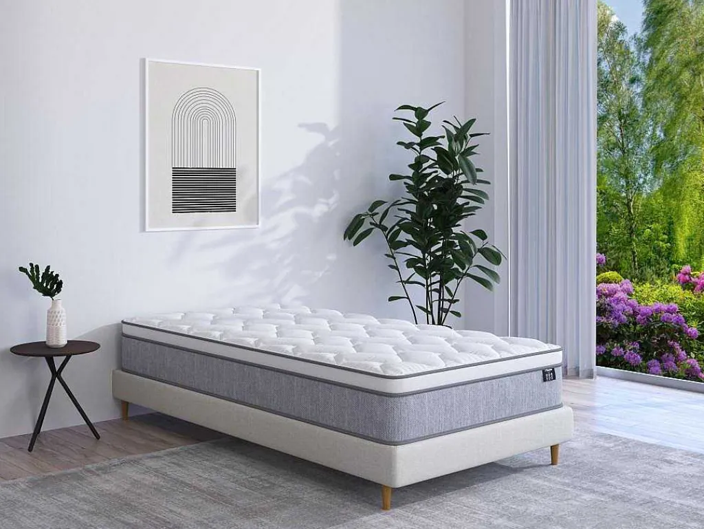 Matras 90X 190Cm Met Pocketveren 22Cm Dik - Senerite Van Ysmee-Ysmée