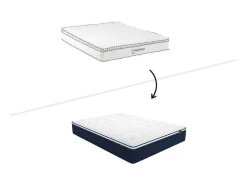 Matras 140X190Cm Met Pocketveren En Bijpassende Topmatras Dikte 24Cm - Altier Van Dreamea-Ysmée Clearance