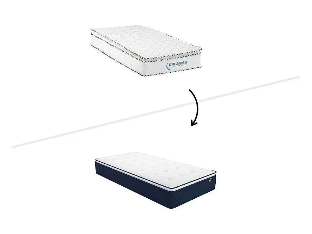 Matras 800X190Cm Met Pocketveren En Bijpassende Topmatras Dikte 24Cm - Altier Van Dreamea-Ysmée Online