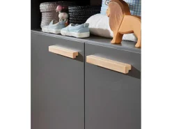 Matsbaby Luiertafel 2 Deuren, 1 Open Vak Grijs.-Vente-unique