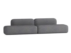 Max Modulaire Bank 6 Zits Donkergrijs-Atio Sale