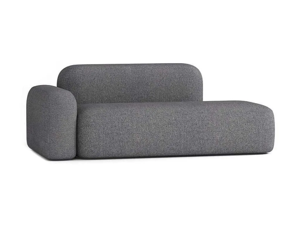 Max Modulaire Bank 2/3 Zits Donkergrijs-Atio Discount