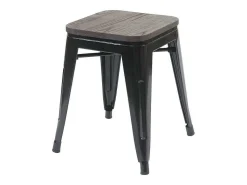 Mcw-A73 Kruk (Set Van 4) Houten Zitting, Zwart-Vente-unique Online