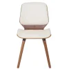 Mcw-B16 Eetkamerstoel (Set Van 2), Kunstleer Creme-Vente-unique Sale