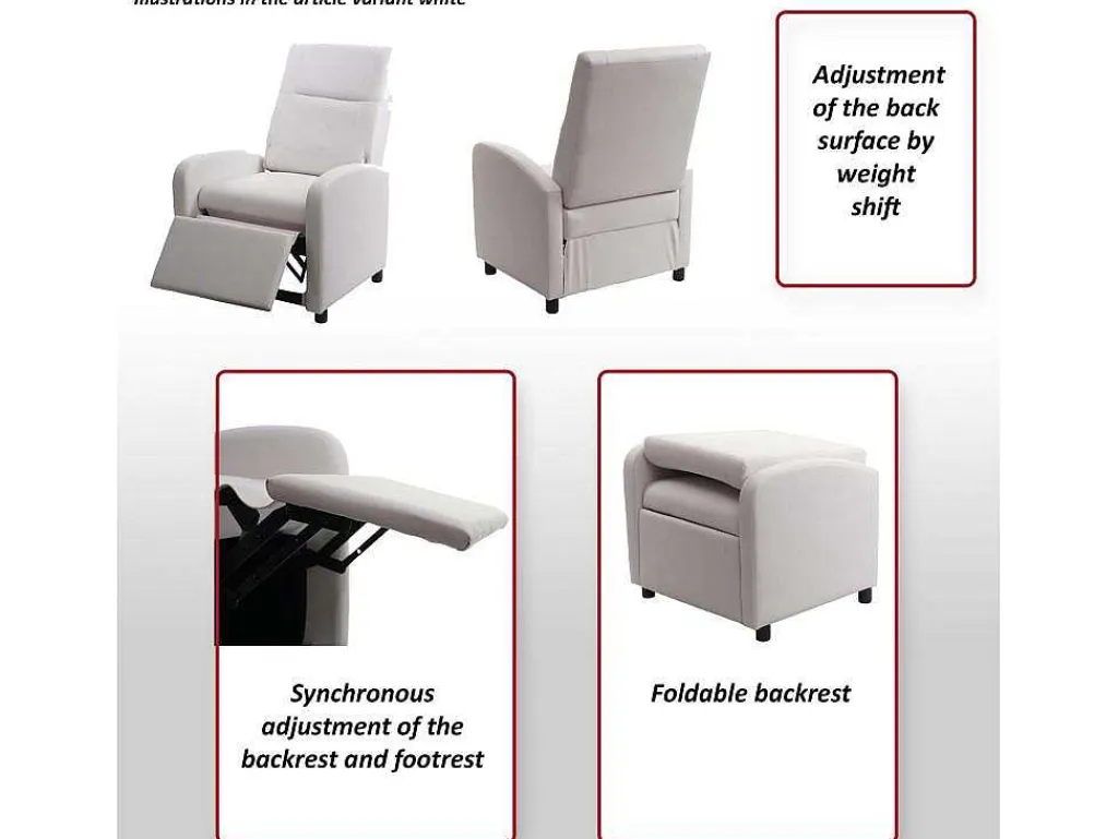Mcw-H18 Fauteuil, Zwart-Vente-unique Online