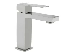 Mechanische Mengkraan Met Vierkante Vorm Van Roestvrij Staal - Geborsteld Nikkel - H17,3 Cm - Canilas-Shower & Design Hot