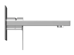Mechanische Mengkraan Voor Inbouw Vierkant - Kleur: Geborsteld Nikkel - Vistula-Shower & Design Discount