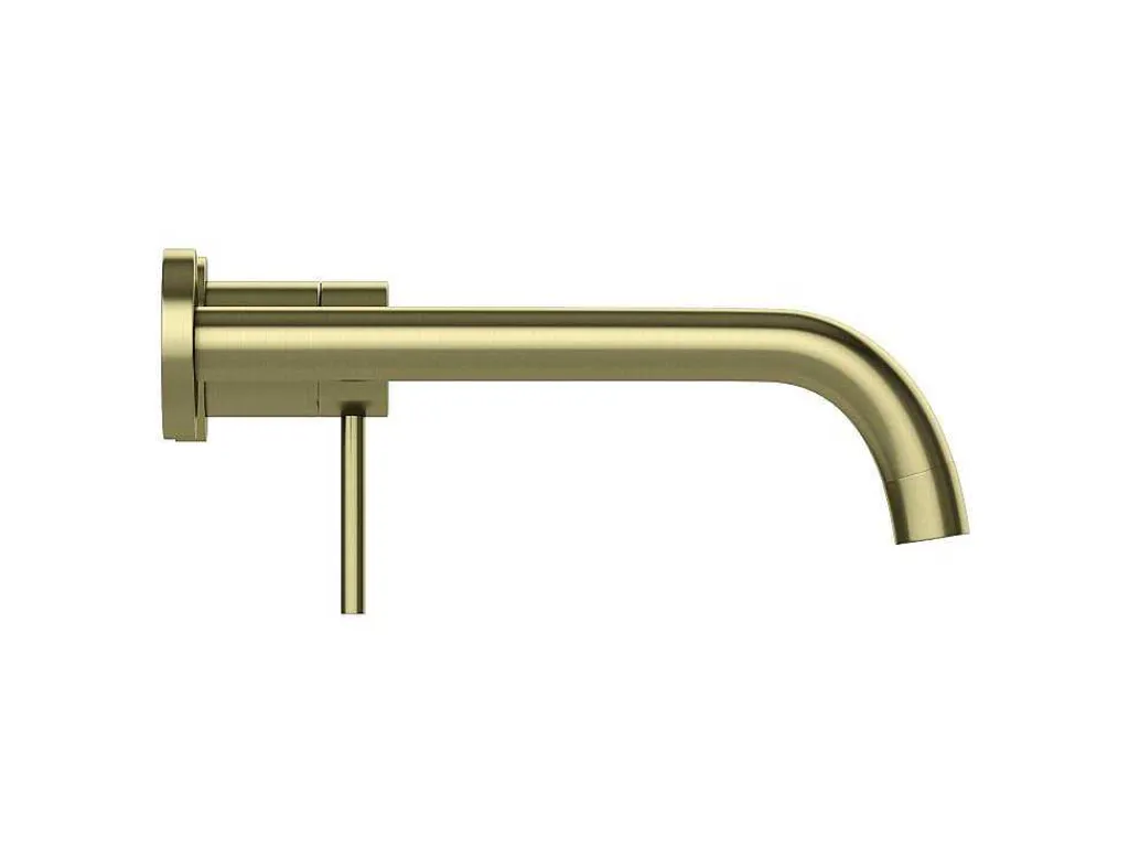 Mechanische Mengkraan Voor Inbouw Met Afgerond Uiteinde - Goudkleurig Met Satijnglans - Lozoya-Shower & Design Sale
