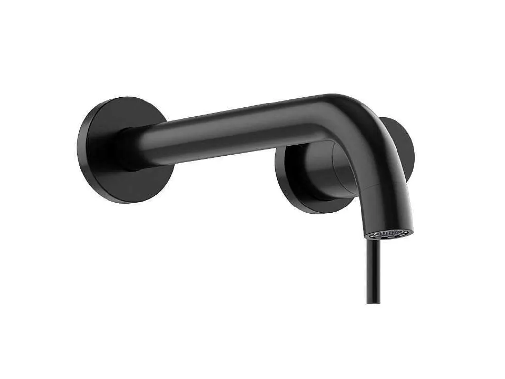Mechanische Mengkraan Voor Inbouw Met Afgerond Uiteinde - Matzwart - Lozoya-Shower & Design