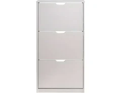 Mestre Schoenenkast 3 Klep Wit.-Vente-unique