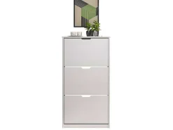 Mestre Schoenenkast 3 Klep Wit.-Vente-unique