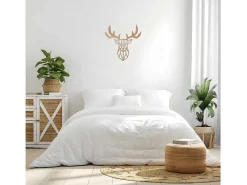Metalen Decoratie Herten 4, Koper, 51X1,5X51 Cm,-EPIKASA Online