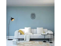 Metalen Decoratie Leeuw 4, Zwart, 40X1,5X50 Cm,-EPIKASA Sale