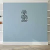 Metalen Decoratie Makes You Happy 1, Zwart, 41X1,5X70 Cm,-EPIKASA Clearance