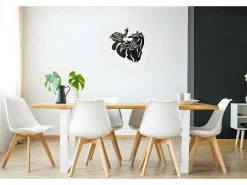 Metalen Decoratie Paard 2, Zwart, 50X1,5X50 Cm,-EPIKASA Clearance