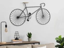 Metalen Fiets Wanddecoratie Ventoux - L. 109 X H. 56 Cm - Zwart-OZAIA Best