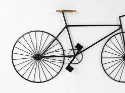 Metalen Fiets Wanddecoratie Ventoux - L. 109 X H. 56 Cm - Zwart-OZAIA Best