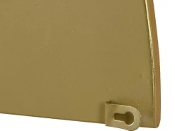 Metalen Spiegel Met Halve Cirkel Design - B.50 X H.100 Cm - Goudkleurig - Gavra-OZAIA Sale