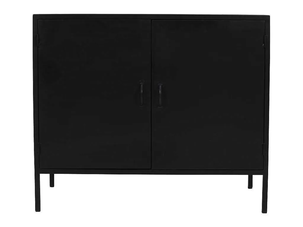 Meubel Voor Onder Wastafel Van Metaal - 2 Deuren - 95 Cm - Orionis-Vente-unique Outlet