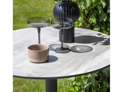 Milano Tuin Bartafel O70Cm Grijs.-Vente-unique
