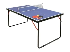 Mini-Pingpongtafel Met Batjes, Ballen En Net - L137 X D76 X H67 Cm - Denis-Vente-unique Sale
