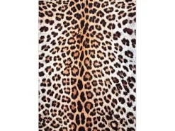 Miro 51568.804 Tapijt Wasbaar Luipaardpatroon Antislip - Creme / Bruin 120X170 Cm-RugsX Outlet