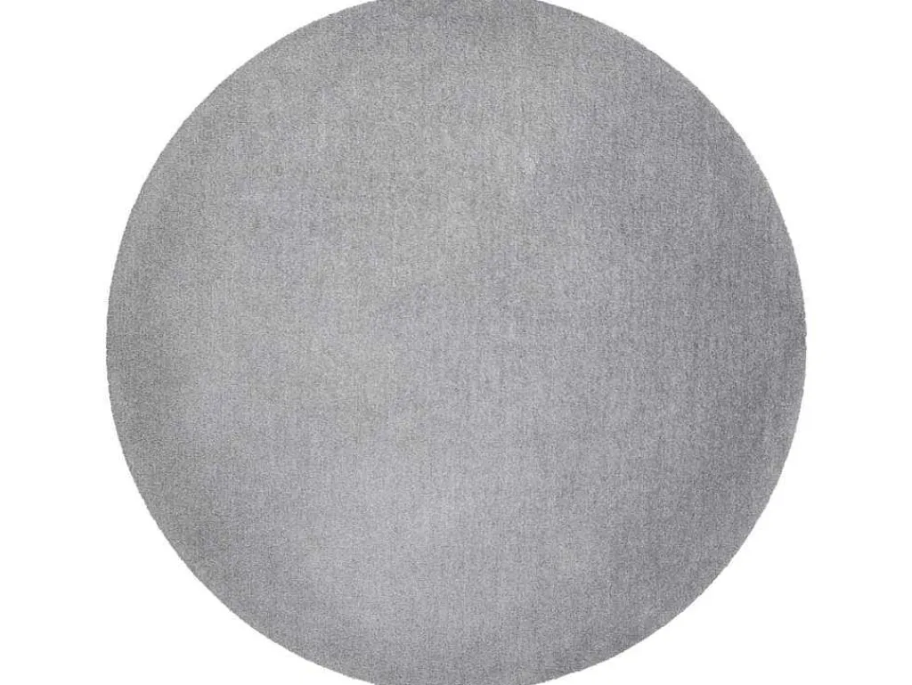 Modern Tapijt Wasbaar Latio 71351060 Rond Zilverkleuring Cercle 120 Cm-RugsX Sale