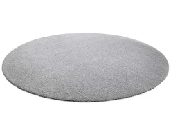 Modern Tapijt Wasbaar Latio 71351060 Rond Zilverkleuring Cercle 120 Cm-RugsX Sale