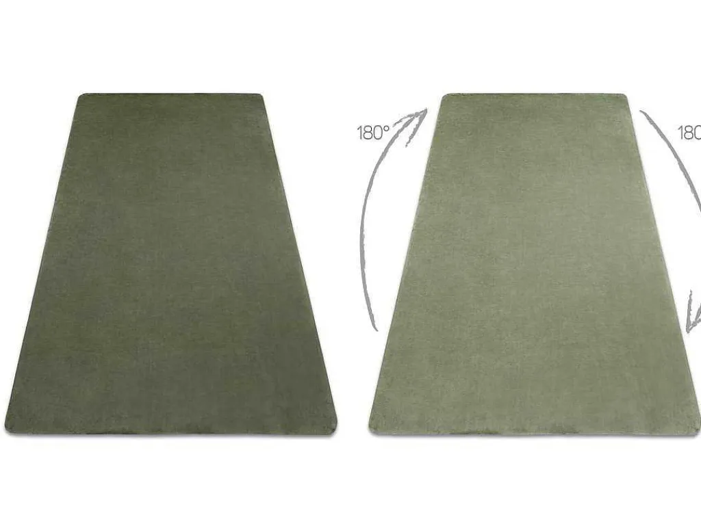 Modern Wastapijt Posh Shaggy, Pluche, Dik Anti-Slip Groen 160X220 Cm-RugsX Best