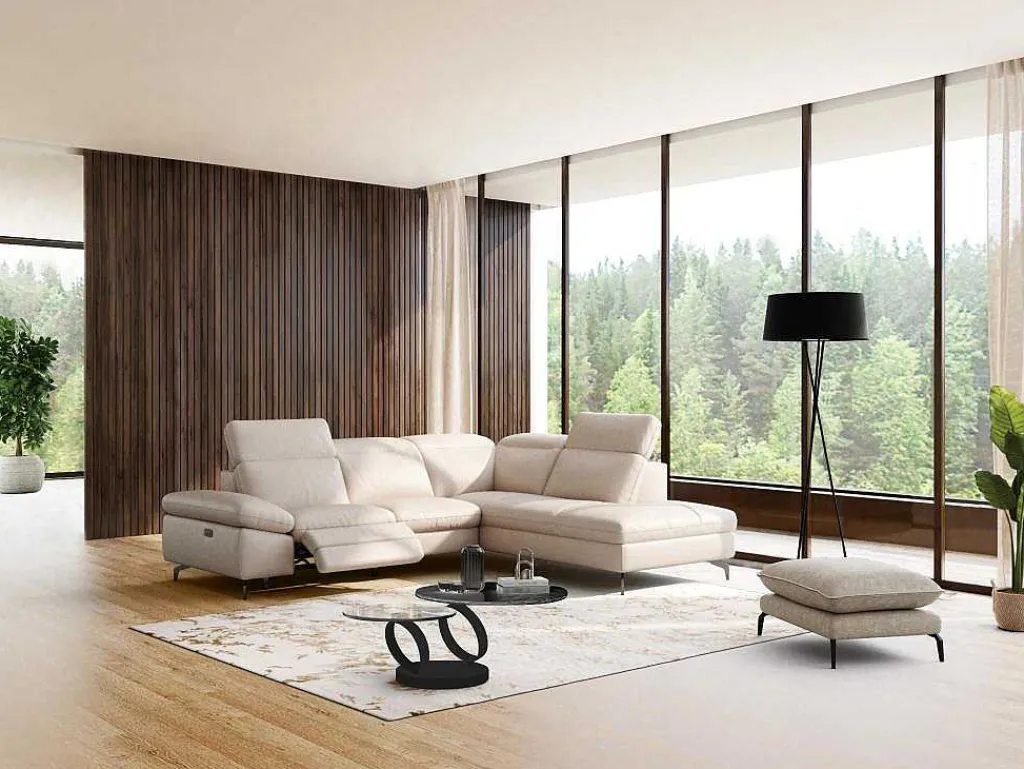 Moduleerbare Design-Salontafel Van Gehard Glas En Keramiek Joline-Maison Céphy Discount