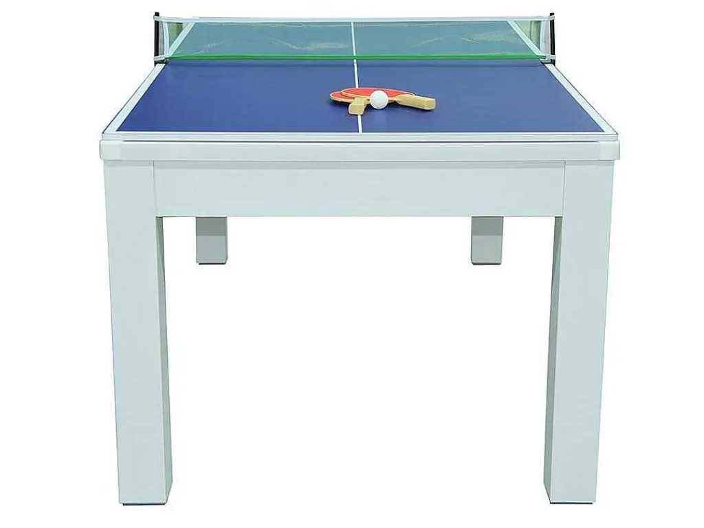 Moduleerbare Tafel - Wit - Biljart En Tafeltennis - L182 X B102 X H80 Cm - Henk-Vente-unique Outlet