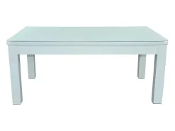 Moduleerbare Tafel - Wit - Biljart En Tafeltennis - L182 X B102 X H80 Cm - Henk-Vente-unique Outlet