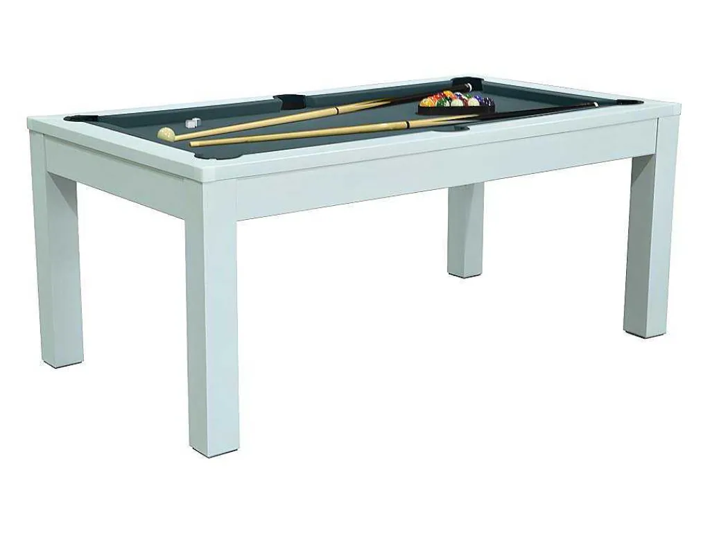 Moduleerbare Tafel - Wit - Biljart En Tafeltennis - L182 X B102 X H80 Cm - Henk-Vente-unique Outlet