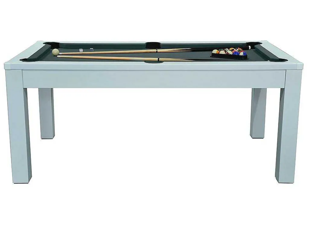 Moduleerbare Tafel - Wit - Biljart En Tafeltennis - L182 X B102 X H80 Cm - Henk-Vente-unique Outlet