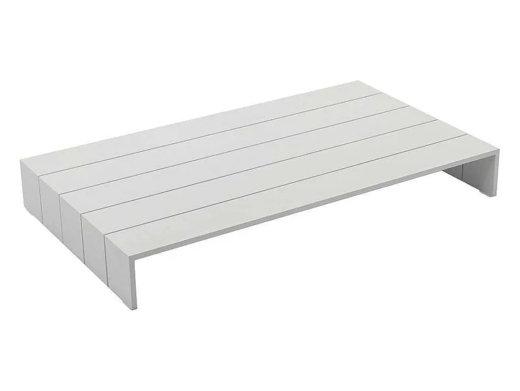 Moduleerbare Tuinzithoek 5 Plaatsen Van Stof: 3 Fauteuils, 1 Hoek, 1 Poef En 1 Salontafel - Antraciet - Livai Van-MYLIA Outlet