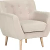 Monte Fauteuil Zandkleurig.-Vente-unique Online