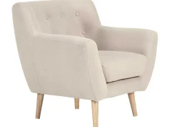 Monte Fauteuil Zandkleurig.-Vente-unique Online