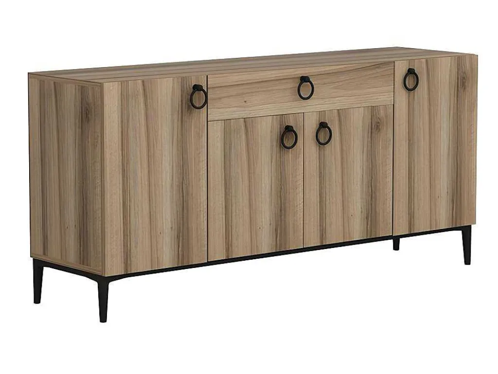 Moon Multifunctioneel Kabinet, Walnoot, 160X42X75 Cm, Epikasa-Homemania Best