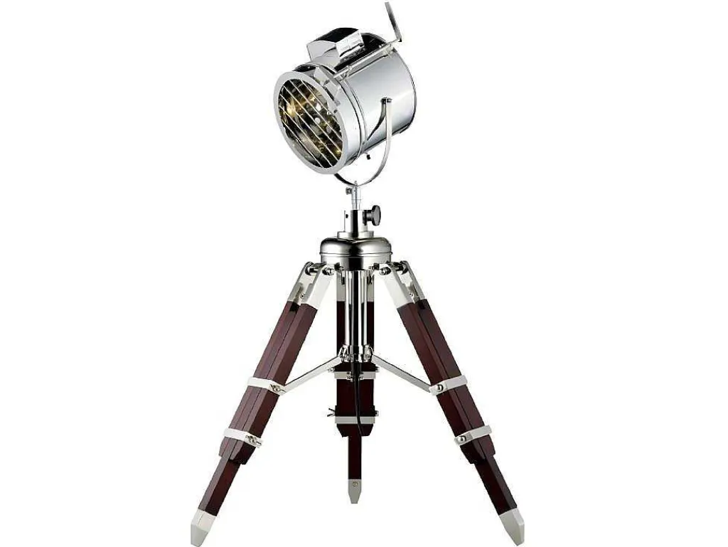 Movie Vloerlamp, Zilver, Wenge, 43X43X90 Cm,-EPIKASA