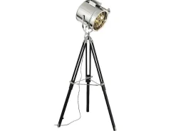 Movie Vloerlamp, Zilver, Zwart, 45X45X175 Cm,-EPIKASA Best