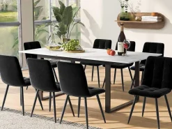 Multifunctionele Uitschuifbare Eettafel - Industriele Stijl - Wit-ModernLuxe