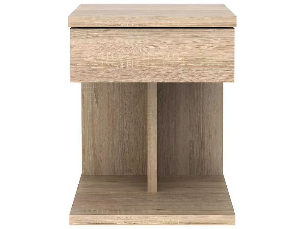 Nachtkastje Borla - 1 Lade - Eik-Vente-unique Outlet
