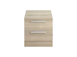 Nachtkastje Mathias - 2 Laden - Naturel-Vente-unique Clearance