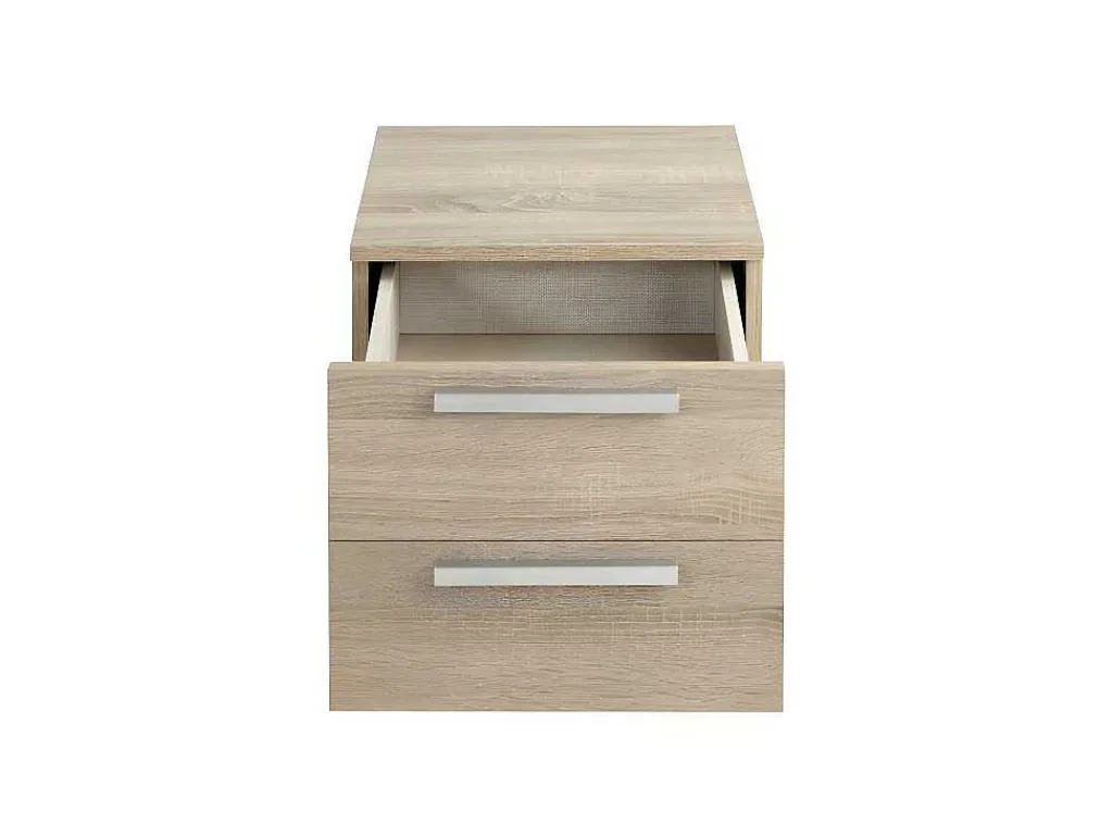 Nachtkastje Mathias - 2 Laden - Naturel-Vente-unique Clearance