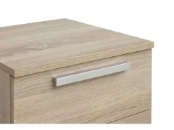 Nachtkastje Mathias - 2 Laden - Naturel-Vente-unique Clearance