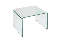 Nachtkastje Suzana - Gebogen Gehard Glas-Vente-unique Clearance