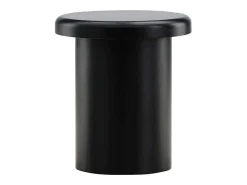 Namsos Salontafel , Bijzettafel O40Cm Zwart.-Venture Home Outlet